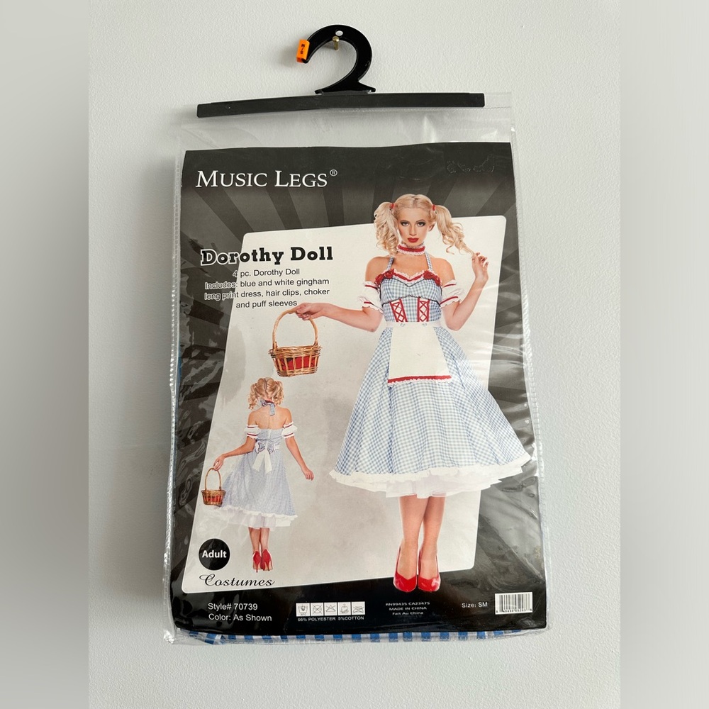 Dorothy Doll Costume Size S/M